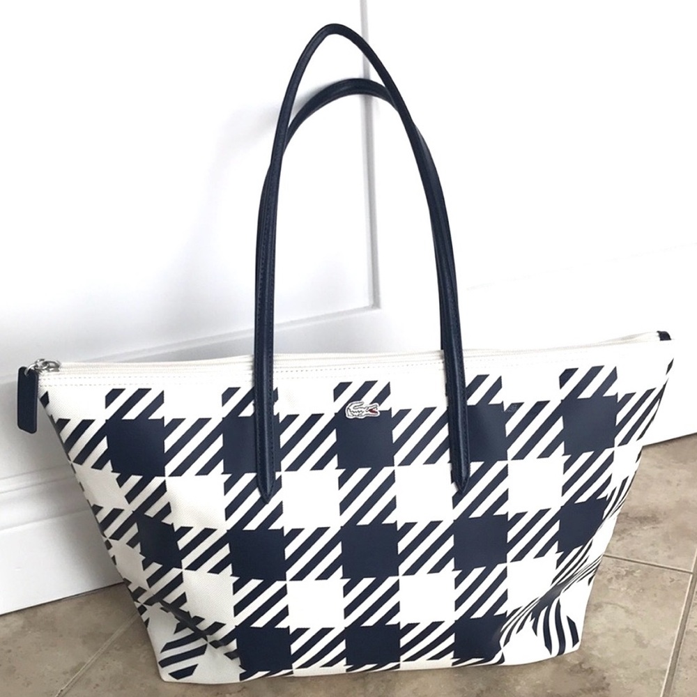 Lacoste Concept Large Zip Tote Weekender Overnight Bag